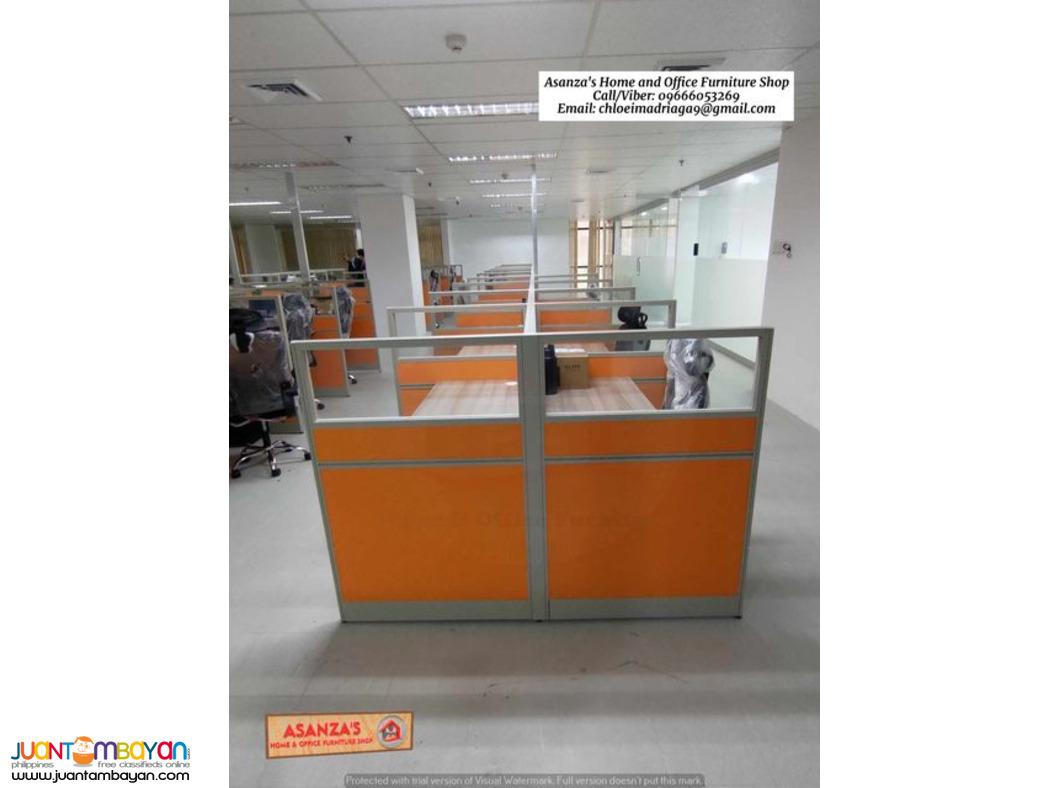 Cubicle Office Partition with Glass