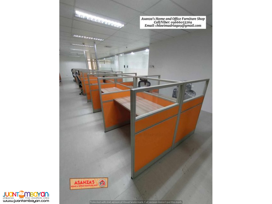 Cubicle Office Partition with Glass