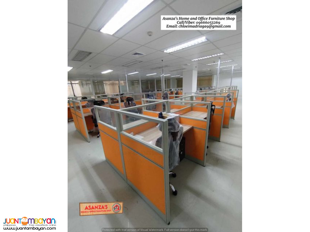 Cubicle Office Partition with Glass