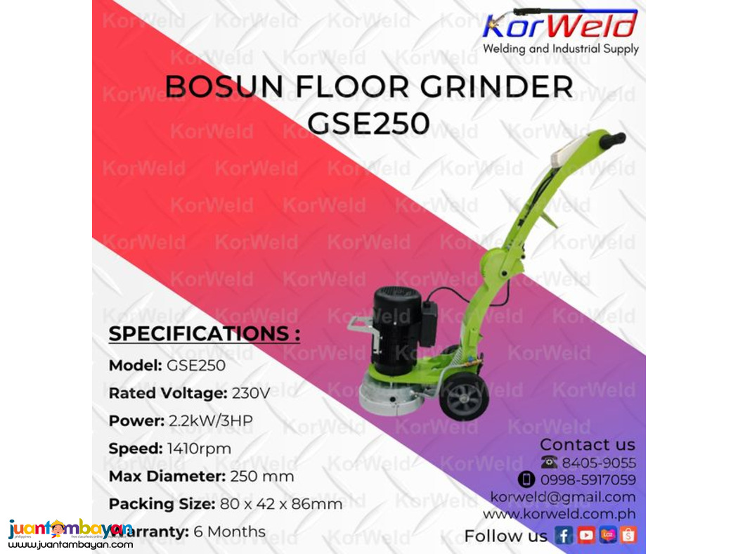 BOSUN Floor Grinder GSE250