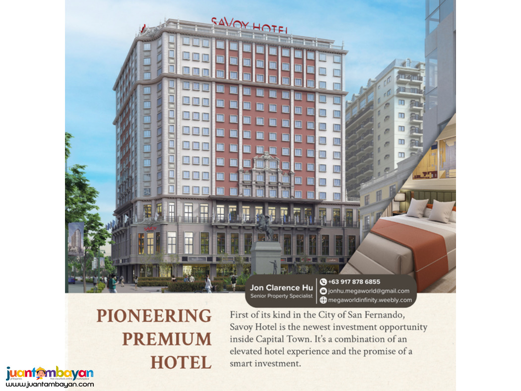 Savoy Hotel Capital Town - Condotel Investment in pampanga