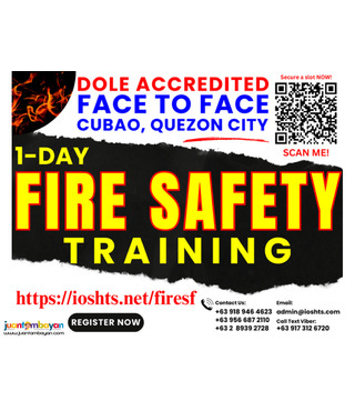 Fire Safety Training Face to Face DOLE Accredited Training