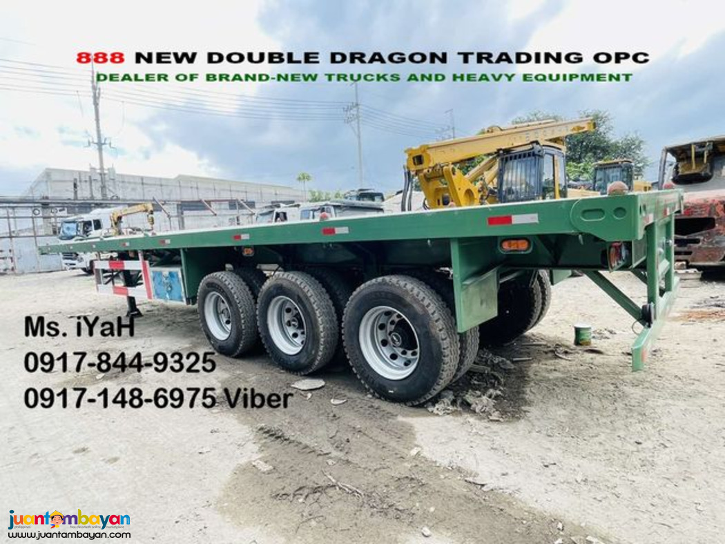 12-wheeler Hi-bed Trailer 3 -axle 40ft 45tons 