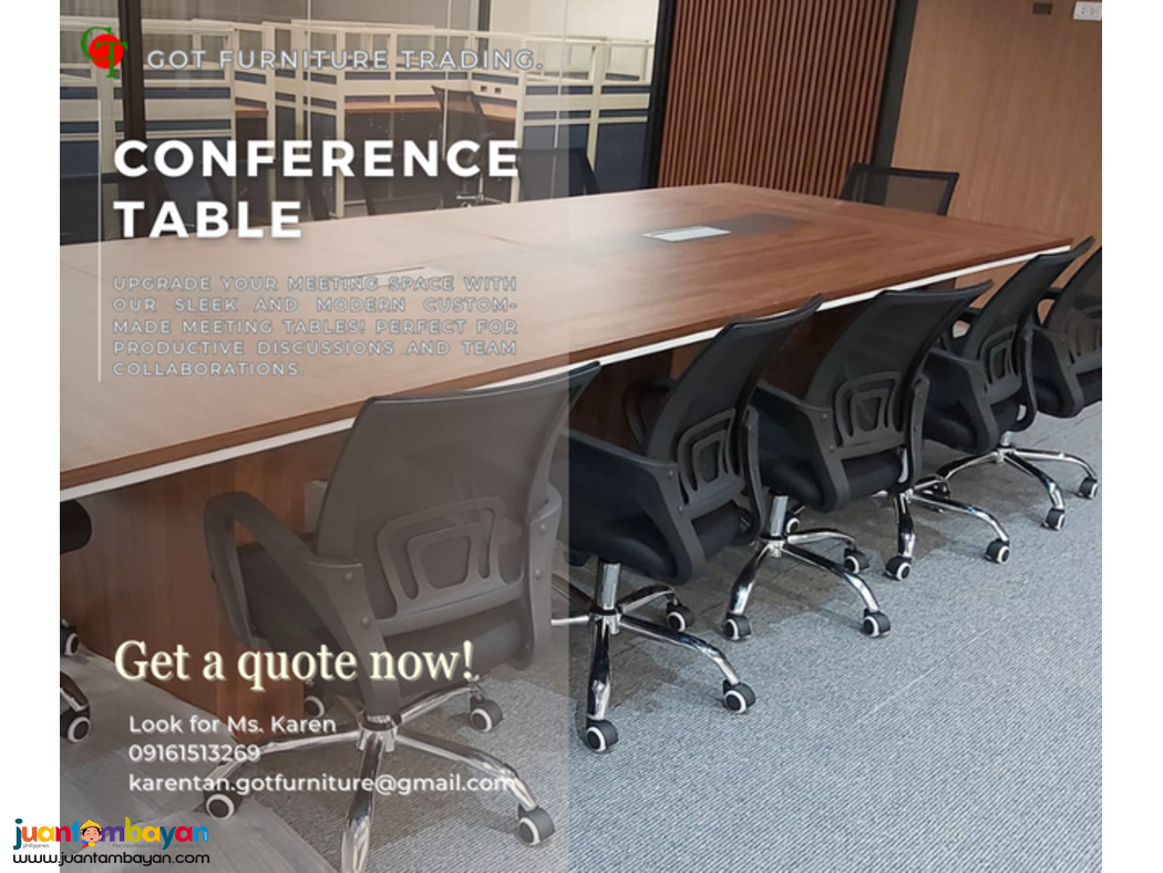 CONFERENCE or MEETING TABLES 