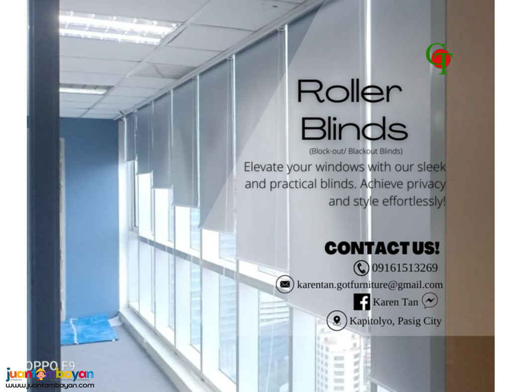 Blackout Blinds | Roller blinds | Sunscreen Blinds.