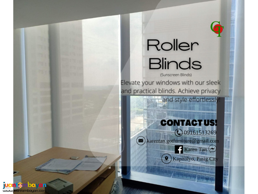 Blackout Blinds | Roller blinds | Sunscreen Blinds.