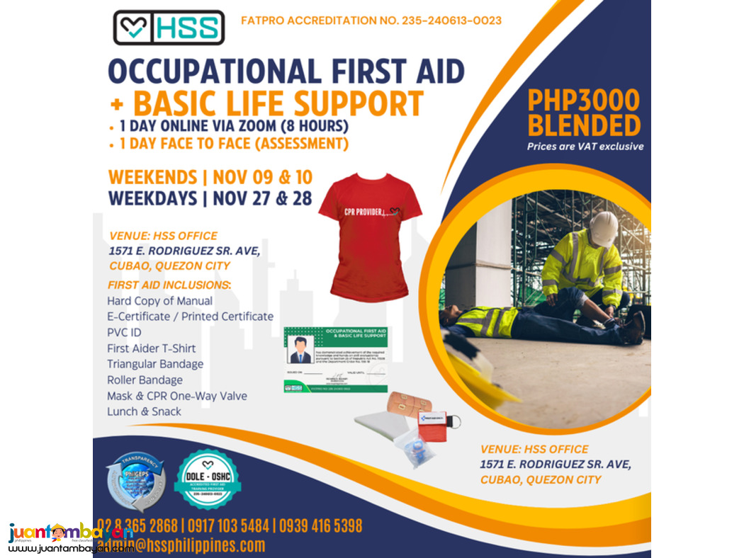 Emergency First Aid + BLS