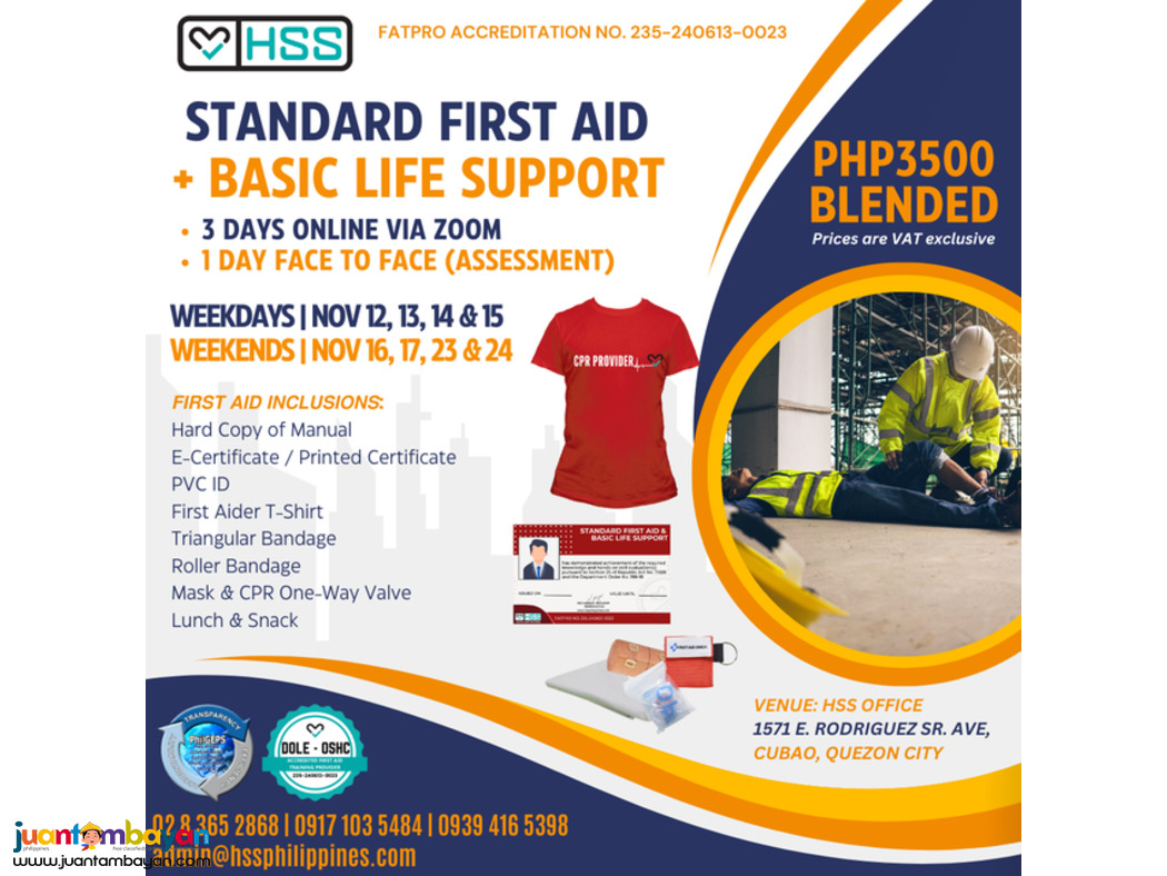 Emergency First Aid + BLS