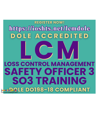 SO3 Training LCM Training Safety Officer 3 Training DOLE Compliance